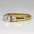 Birks  Three Stone Diamond Ring | 0.60ctw | SZ 5.75 | Supply