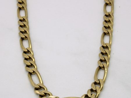 10k Yellow Gold Figaro Chain | 24  | Online