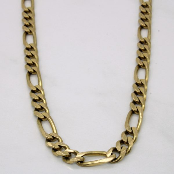 10k Yellow Gold Figaro Chain | 24  | Online