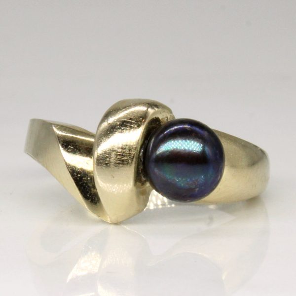 Black Pearl Cocktail Ring | SZ 6.25 | For Discount