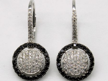 Black & White Diamond Earrings | 0.40ctw | Discount