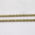 14k Yellow Gold Heart Link Bracelet | 9.5  | Sale