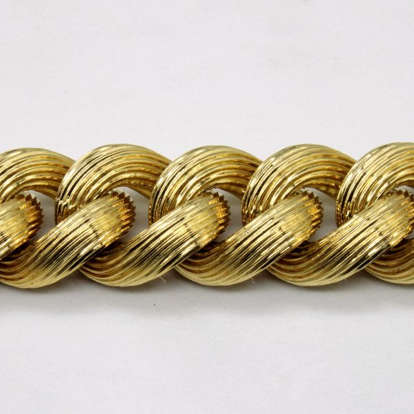 18k Yellow Gold Bracelet | 8  | For Cheap