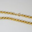 18k Yellow Gold Rope Chain | 28 | Online now