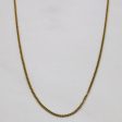 8k Yellow Gold Curb Chain | 24  | Online Hot Sale