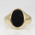 Black Onyx Cocktail Ring | 2.50ct | SZ 9.75 | For Discount