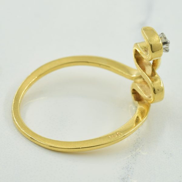 Abstract Diamond Ring | 0.04ct | SZ 6 | Hot on Sale