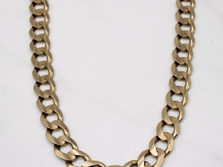 10k Yellow Gold Curb Link Chain | 24  | on Sale