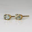 Blue Topaz Stud Earrings | 0.50ctw | Online now