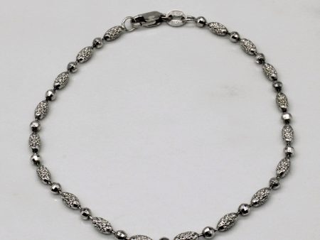 10k White Gold Bracelet | 7  | Hot on Sale