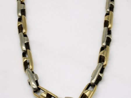 10k Two Tone Gold Anchor Link Chain | 26  | For Sale