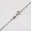 14k White Gold Oval Link Chain | 18  | on Sale