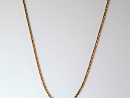 Yellow Gold Box Chain | 19 | Supply