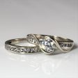 Bypass Diamond Wedding Set | 1.02ctw | SZ 6.25 | Online Sale