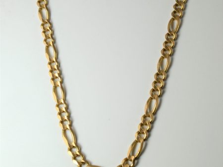 Yellow Gold Figaro Link Chain | 24 | Online now