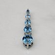 Blue Topaz 10k Drop Pendant | 0.85ctw | Online