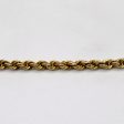 14k Yellow Gold Rope Chain Bracelet | 8  | Online Sale