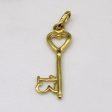 18k Yellow Gold  13  Key Charm on Sale