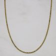 14k Yellow Gold Circle Link Chain | 17  | Cheap