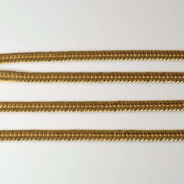 18k Yellow Gold Mesh Chain | 20 | Online Hot Sale