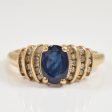 Blue Sapphire & Diamond Ring | 1.00ct, 0.24ctw | SZ 6.75 | Online