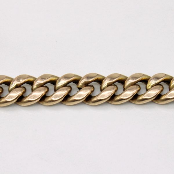 10k Yellow Gold Cuban Link Bracelet | 9  | Discount