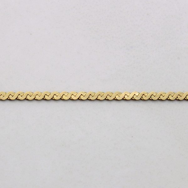 14k Yellow Gold S Link Chain | 15  | Online Hot Sale