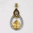 18k Two Tone Gold Pendant Online Sale