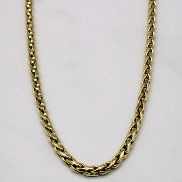 14k Yellow Gold Birdcage Link Chain | 24  | Online Hot Sale