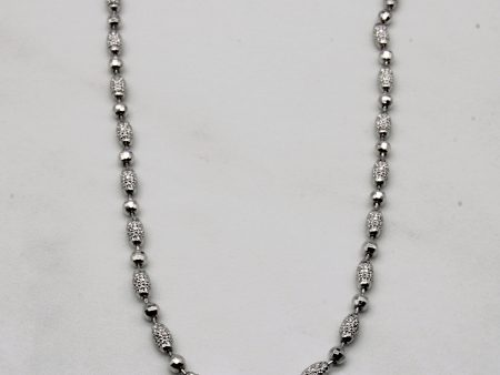 14k White Gold Necklace | 15  | Online Sale