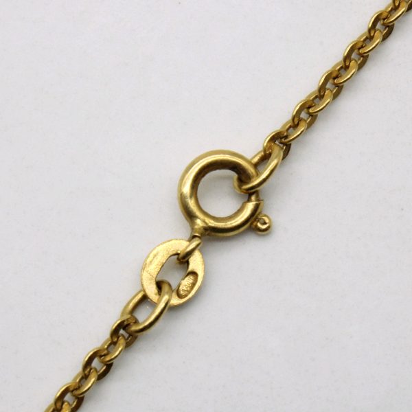 18k Yellow Gold Oval Link Chain | 24  | Online Hot Sale