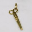 18k Yellow Gold Scissor Pendant Online Sale