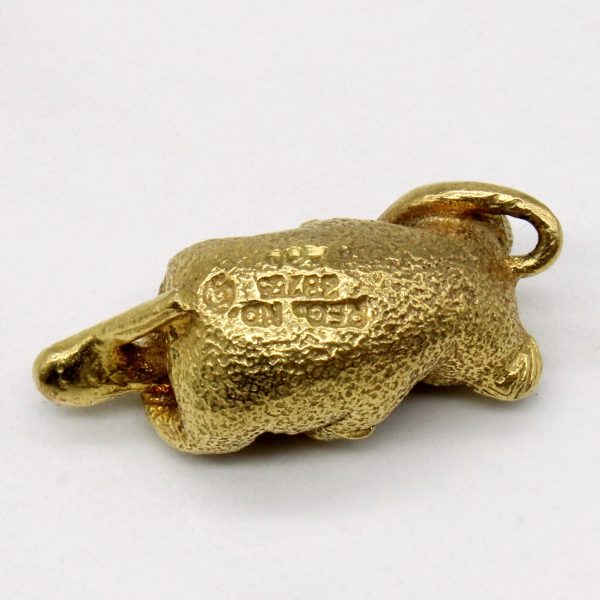 9k Yellow Gold Koala Bear Pendant For Cheap