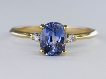 100 Ways  Diamond Accented Ceylon Sapphire Ring  | 1.89 ctw | SZ 6.75 | Hot on Sale