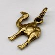 18k Yellow Gold Camel Charm For Sale