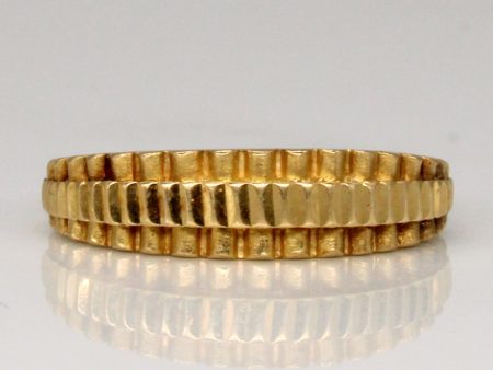 18k Yellow Gold Ring | SZ 4.75 | Online Sale