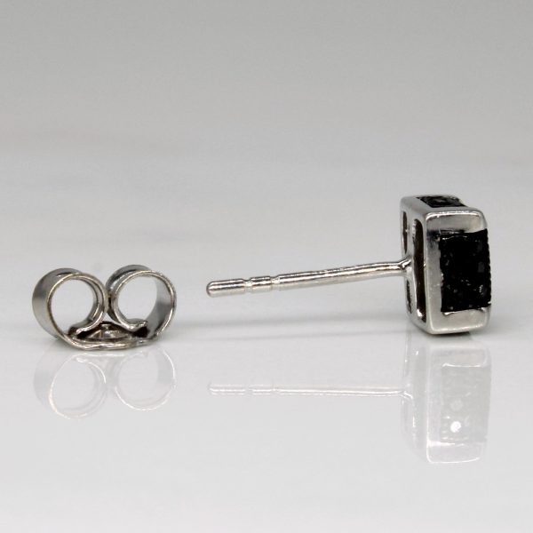 Black Diamond Stud Earrings | 0.20ctw | on Sale