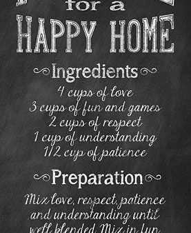 SB292 - Recipe for a Happy Home - 9x18 Online