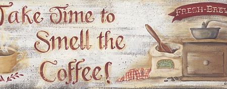 BR287 - Smell the Coffee - 18x6 Sale