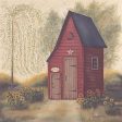 BR298 - Folk Art Outhouse II - 12x12 For Sale