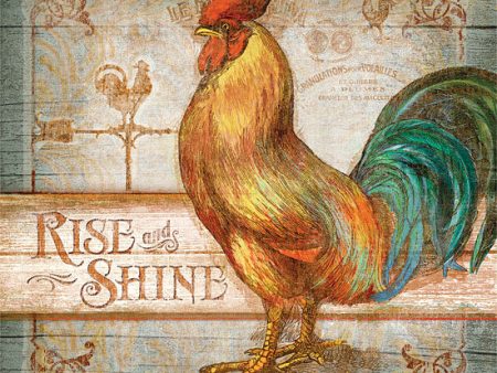 MOL905 - Rise and Shine Rooster - 12x12 Supply