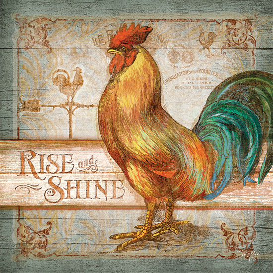 MOL905 - Rise and Shine Rooster - 12x12 Supply