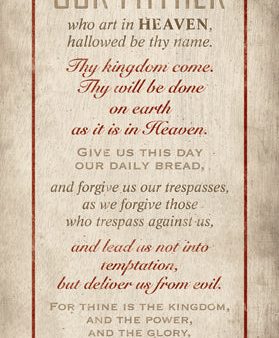 RAD390 - The Lord s Prayer - 8x16 on Sale