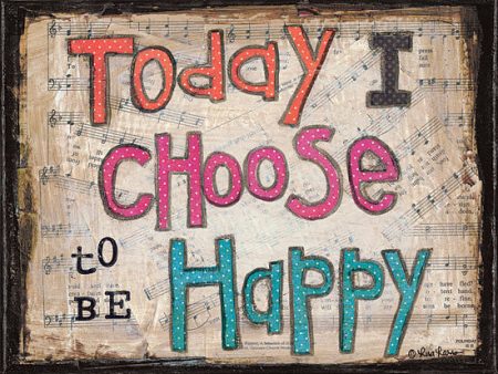 LAR213 - Choose to be Happy - 16x12 For Cheap